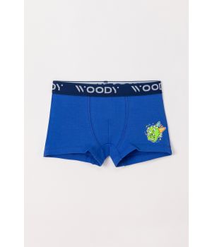 Woody Jongens Boxer set donkerblauw + bl