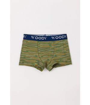 Woody Jongens Boxer set kakigroen + stre