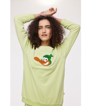 Woody Meisjes-Dames Pyjama lichtgroen