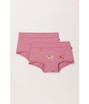 Woody Meisjes Boxer set roze + labradood