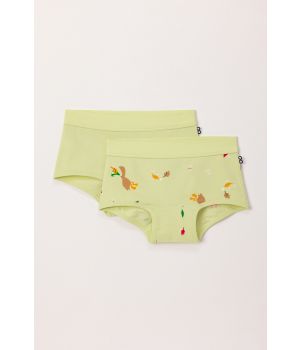 Woody Meisjes Boxer set lichtgroen + een