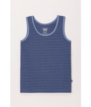 Woody Jongens Singlet blauwe streep