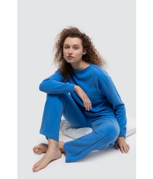 lordsxlilies Dames sweater en broek hemels blauw