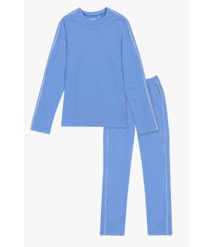 lordsxlilies Dames Pyjama hemels blauw