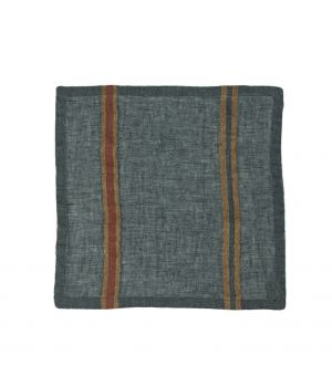 Libeco Servet Hamlet 42x42 Stripe Ginger-Een maat