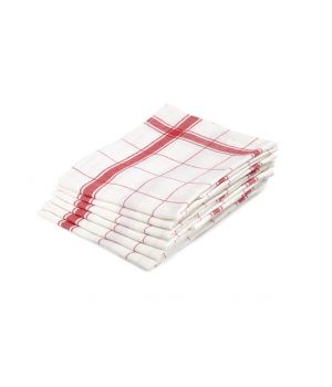 Libeco Parma Handdoek 70x70 Red-Een maat