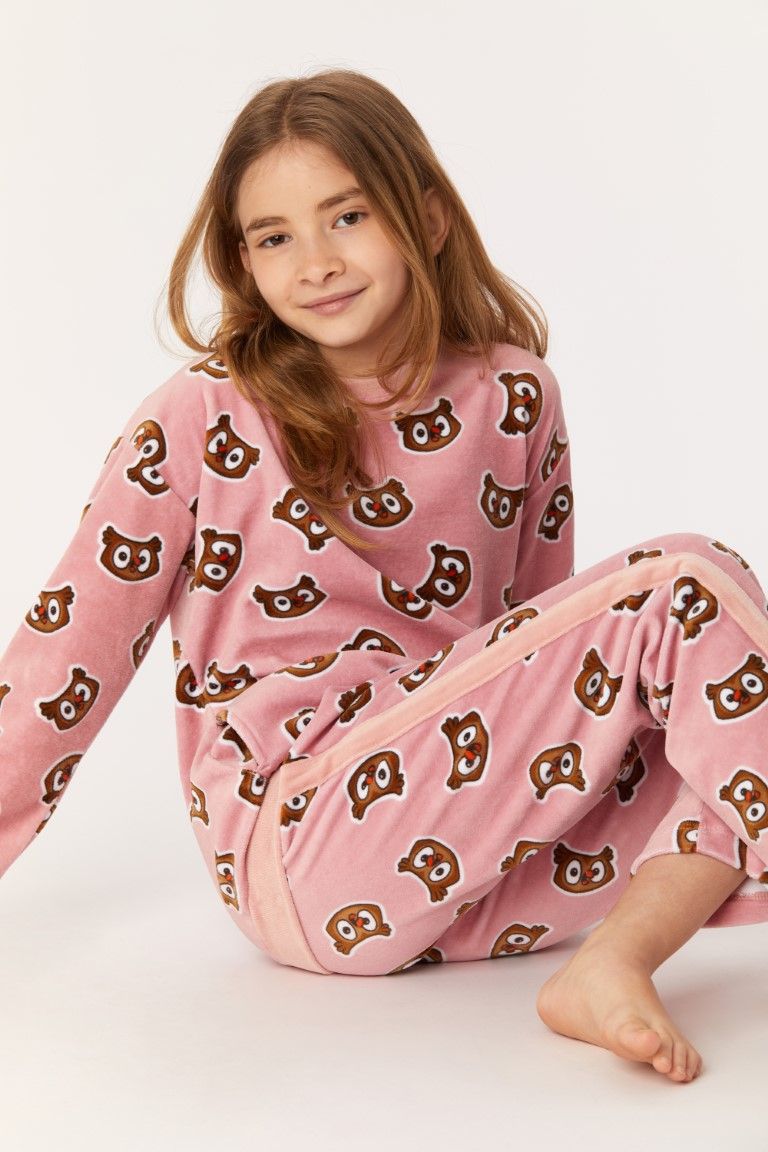 Meisjes-Dames Pyjama uil